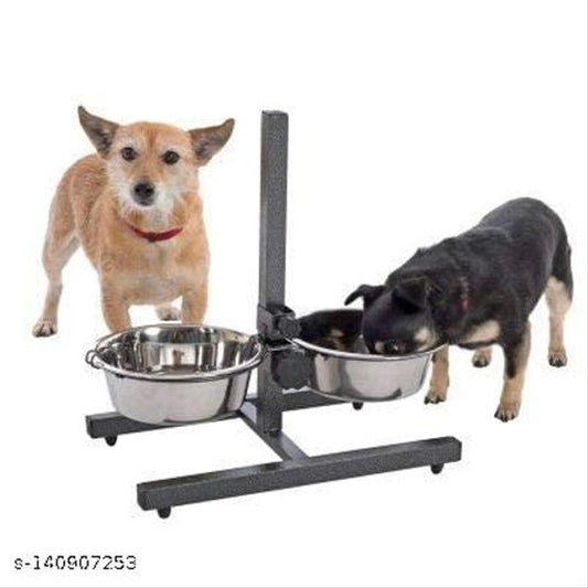Stainless Steel Feeding Bowls for Pet (Multicolor)